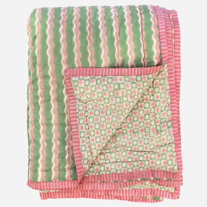 COMING SOON: organic cotton double throw